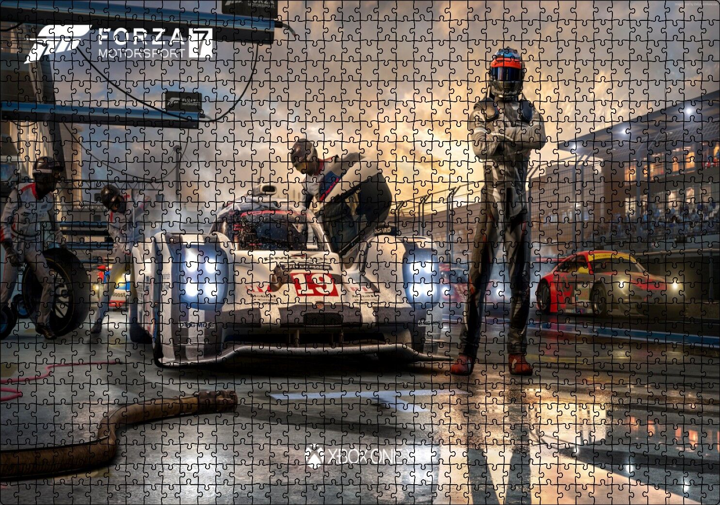 Forza Motor Sporları 7 Puzzle Yapboz MDF Ahşap 1000 Parça 49 cm X 68 cm