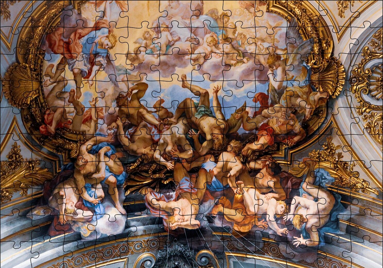 Giovanni Odazzi Yağlı Boya Puzzle Yapboz MDF Ahşap 120 Parça 24 cm X 34 cm