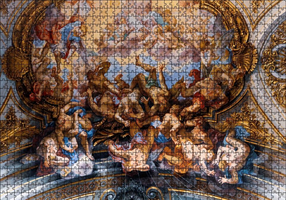 Giovanni Odazzi Yağlı Boya Puzzle Yapboz MDF Ahşap 1000 Parça 49 cm X 68 cm