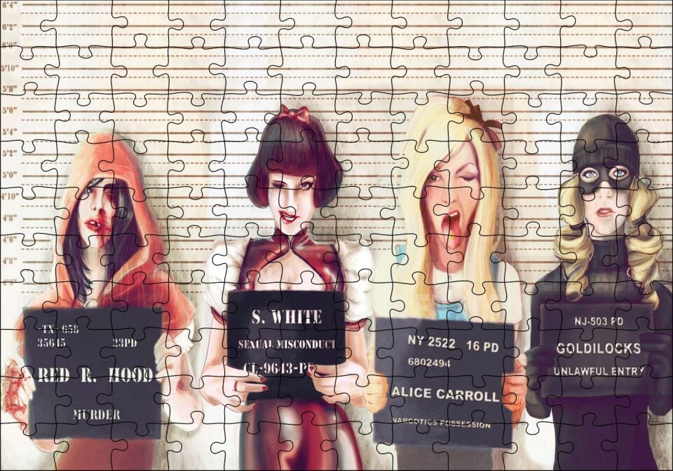 Olağan Şüpheliler Alternatif Kadınlar Puzzle Yapboz MDF Ahşap