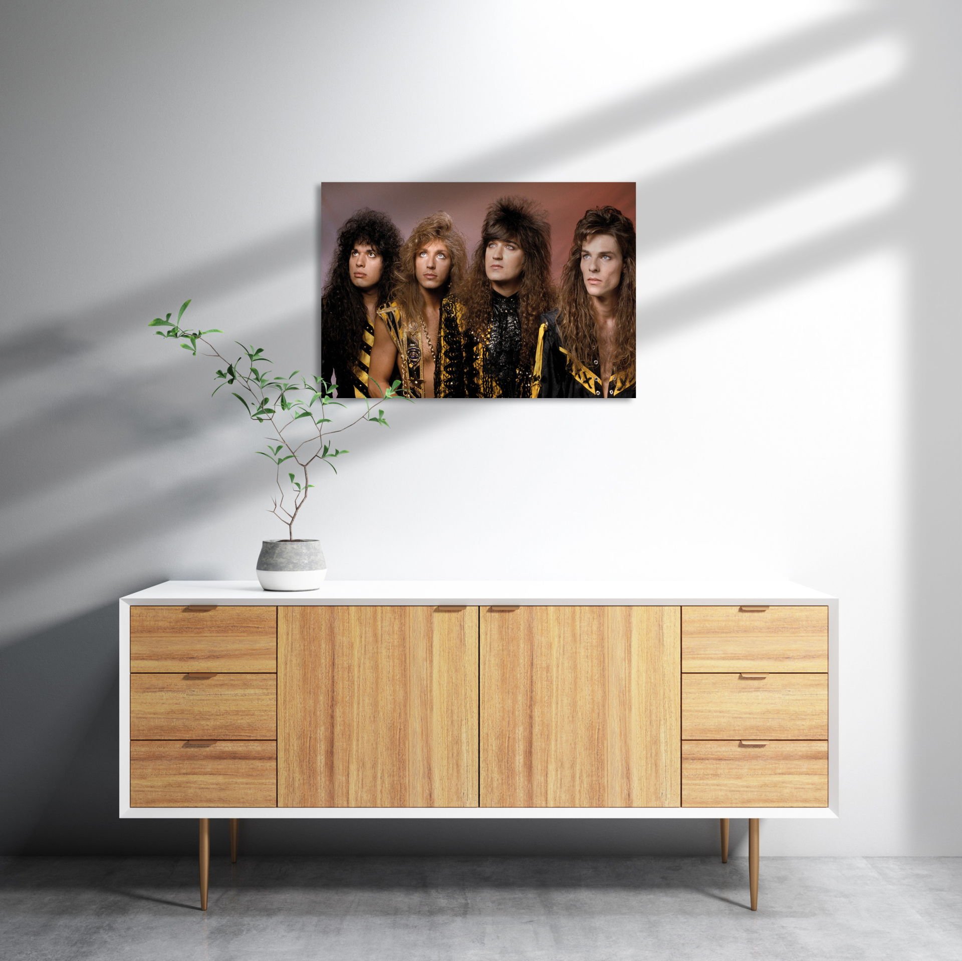 80 ler Moda MDF Akşap Duvar Tablo 35x50 cm