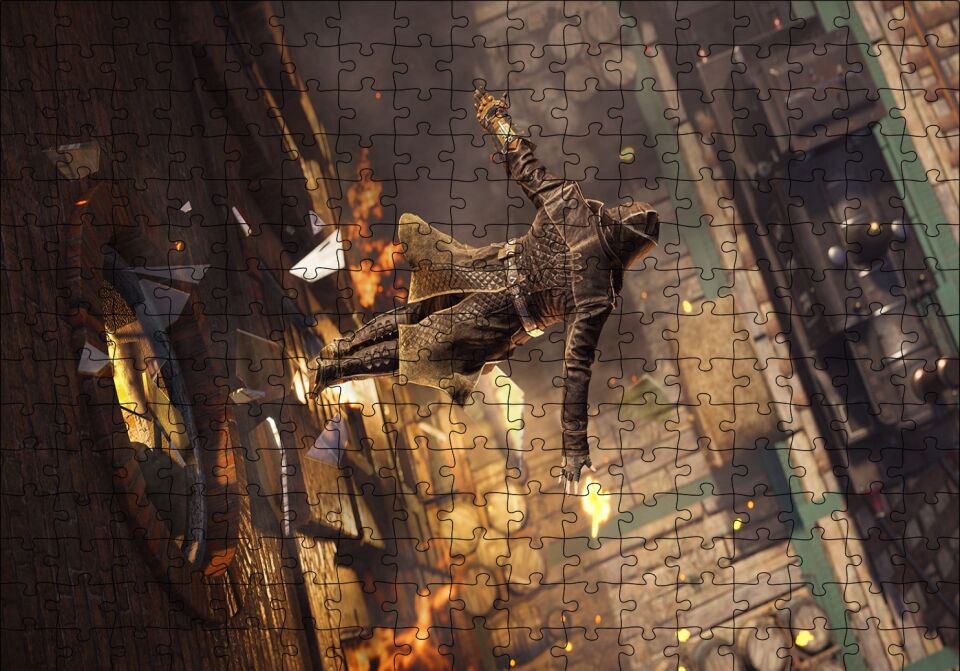 Assassins Creed Relevations İstasyondaki Suikastçi Puzzle Yapboz MDF Ahşap 255 Parça 34 cm X 49 cm