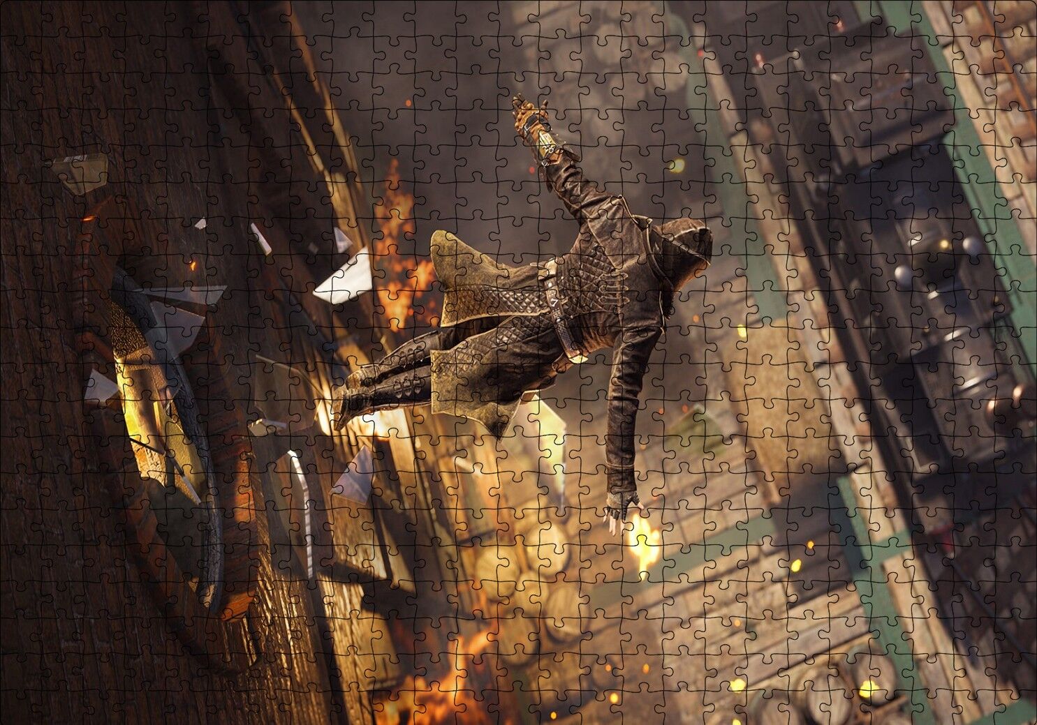 Assassins Creed Relevations İstasyondaki Suikastçi Puzzle Yapboz MDF Ahşap 500 Parça 49 cm X 68 cm