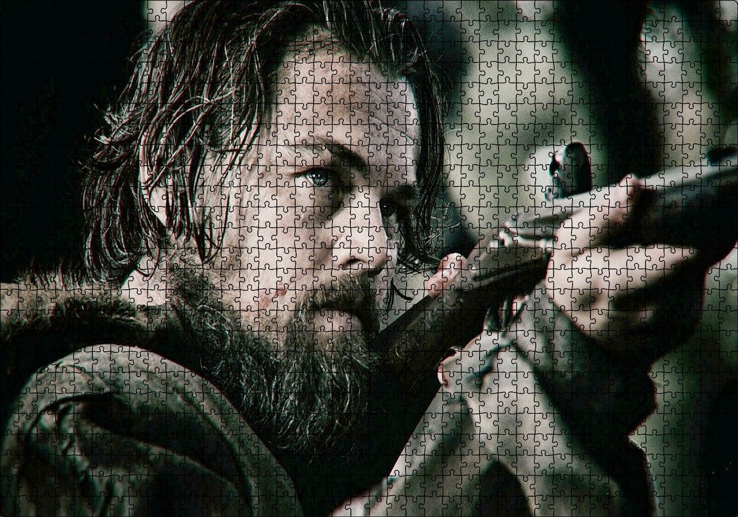 The Revenant Leonardo Di Caprio Puzzle Yapboz MDF Ahşap 1000 Parça 49 cm X 68 cm