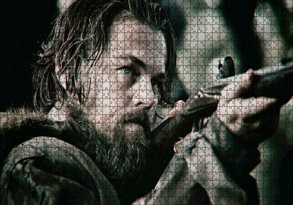 The Revenant Leonardo Di Caprio Puzzle Yapboz MDF Ahşap 1000 Parça 49 cm X 68 cm