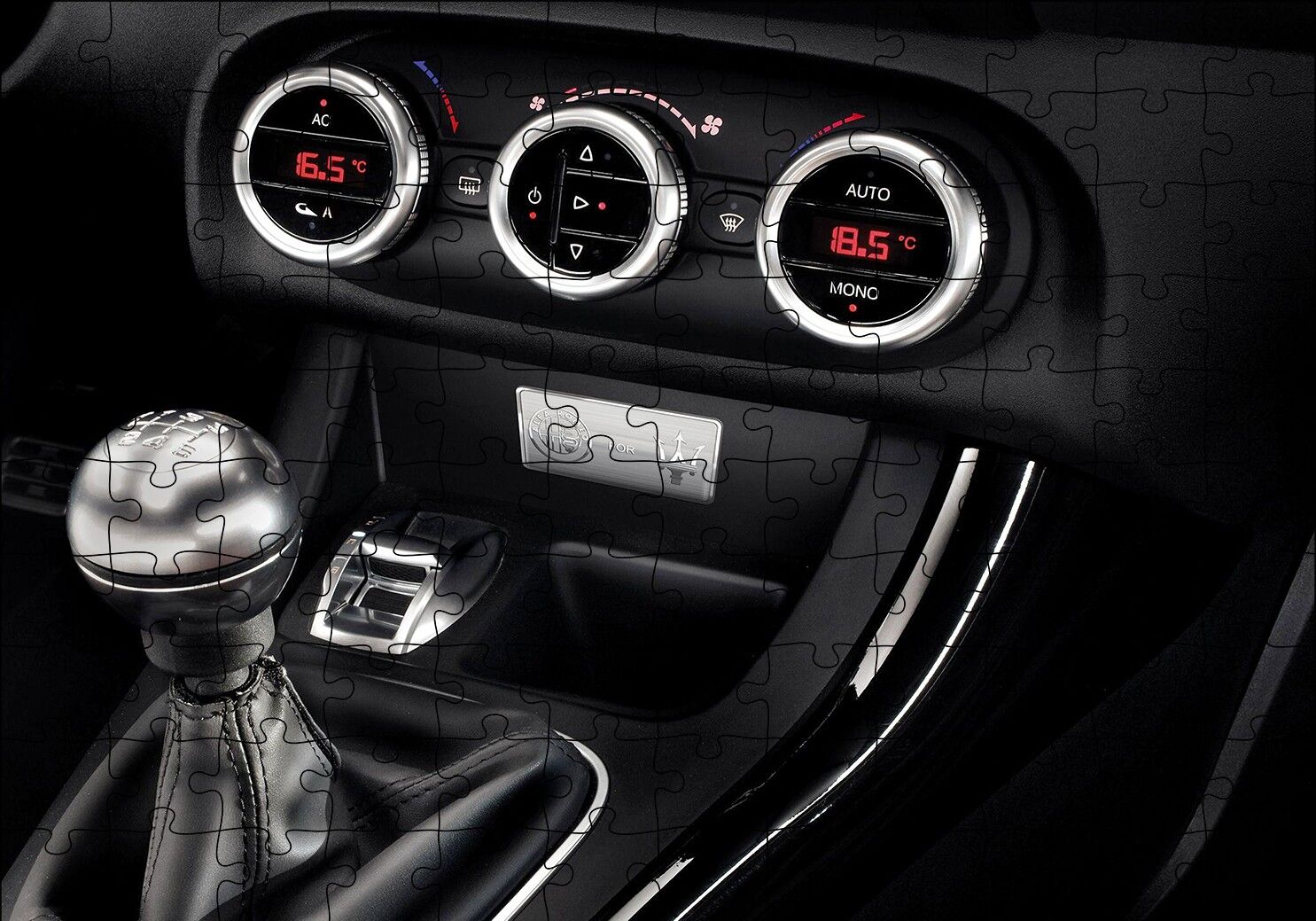 Alfa Romeo Vites ve Düğmeler Puzzle Yapboz MDF Ahşap