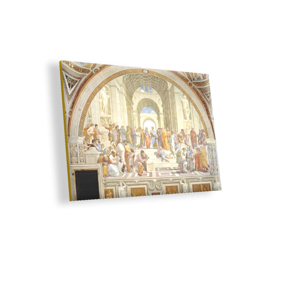 Atina Okulu MDF Akşap Duvar Tablo