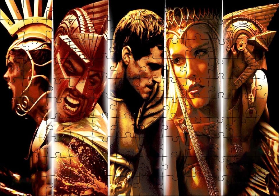 Ölümsüzler Film Afişi Puzzle Yapboz MDF Ahşap