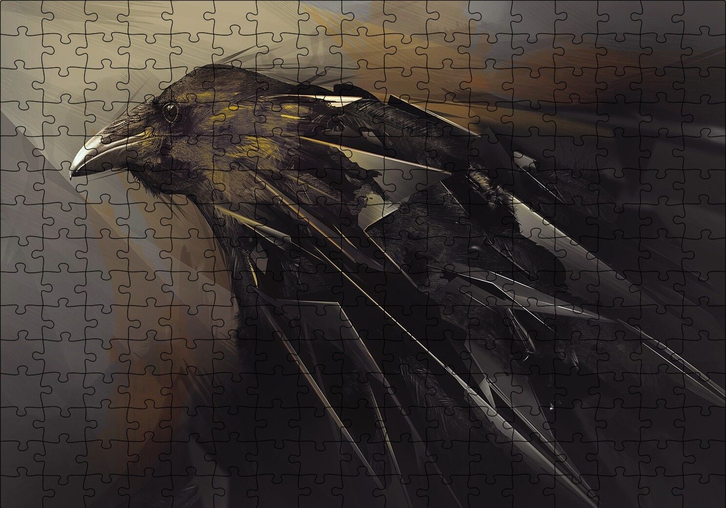 Amerikan Kargası Puzzle Yapboz MDF Ahşap 255 Parça 34 cm X 49 cm