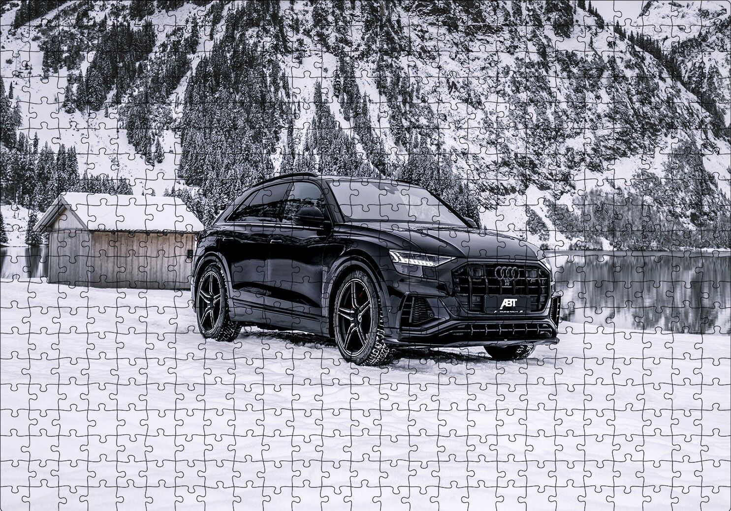 Audi SQ8 TDI Puzzle Yapboz MDF Ahşap 500 Parça 49 cm X 68 cm