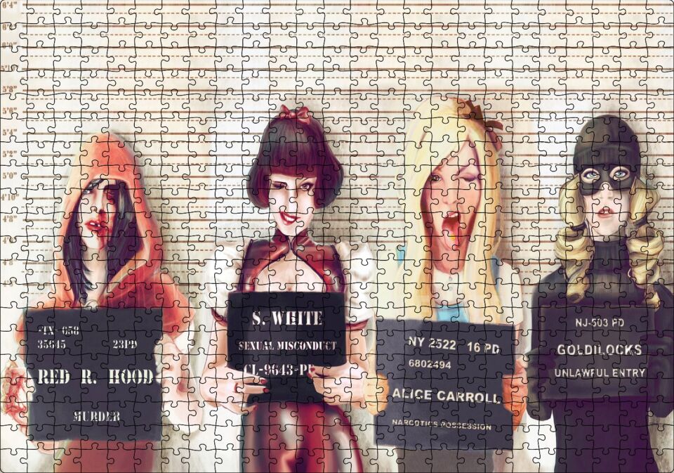 Olağan Şüpheliler Alternatif Kadınlar Puzzle Yapboz MDF Ahşap 500 Parça 49 cm X 68 cm