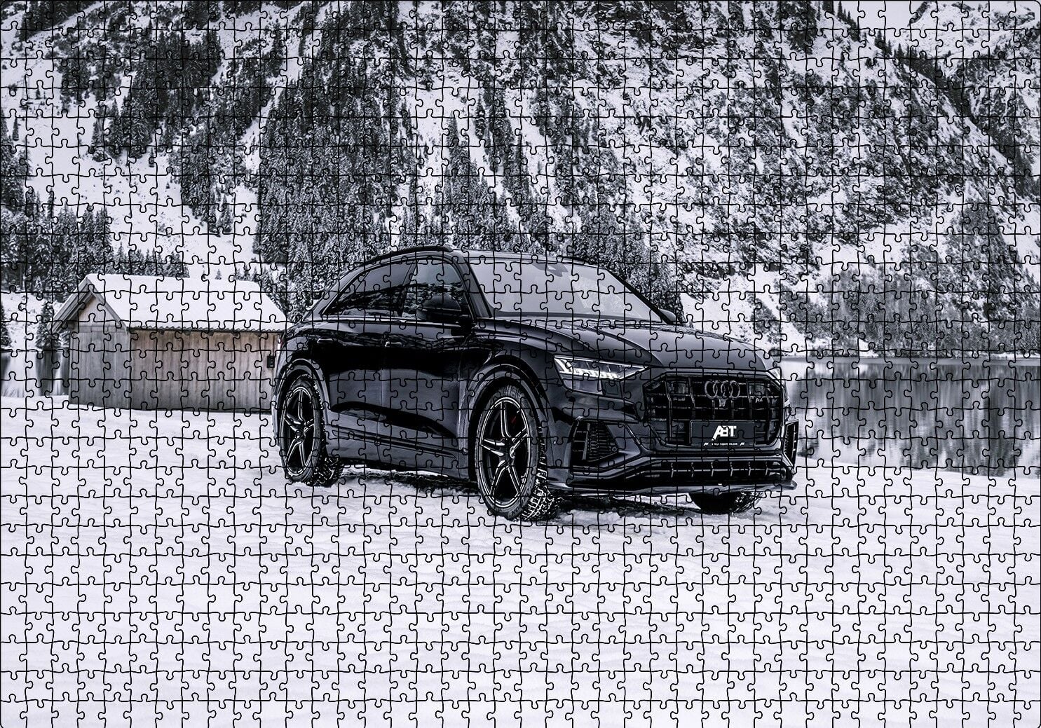 Audi SQ8 TDI Puzzle Yapboz MDF Ahşap 1000 Parça 49 cm X 68 cm