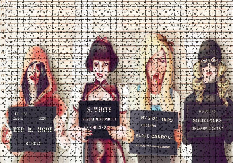 Olağan Şüpheliler Alternatif Kadınlar Puzzle Yapboz MDF Ahşap 1000 Parça 49 cm X 68 cm