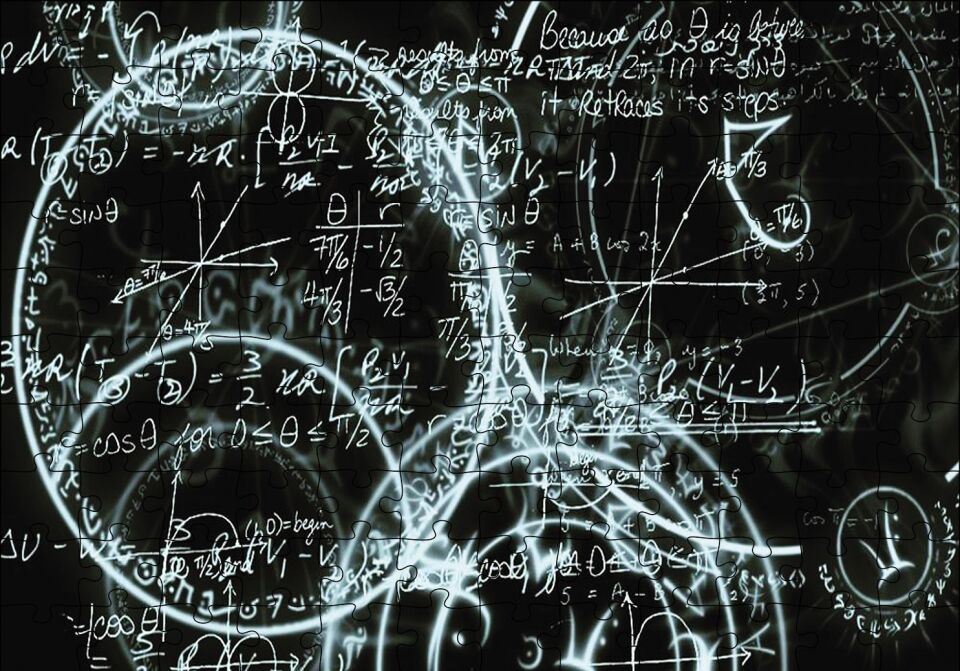 Matematik İşlemleri Puzzle Yapboz MDF Ahşap