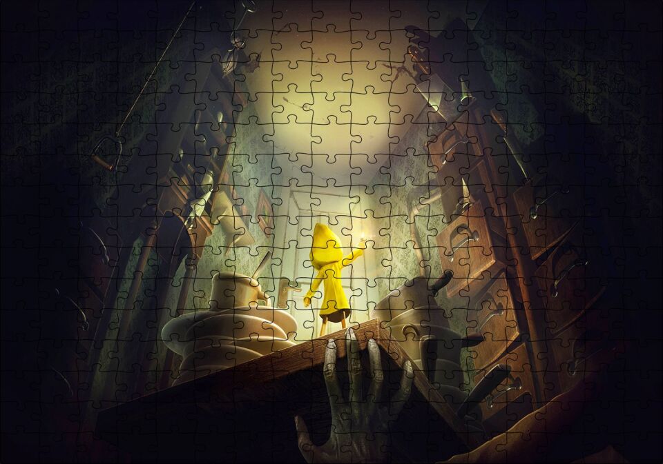 Küçük Kabuslar Oyun Serisi Görseli Puzzle Yapboz MDF Ahşap 255 Parça 34 cm X 49 cm