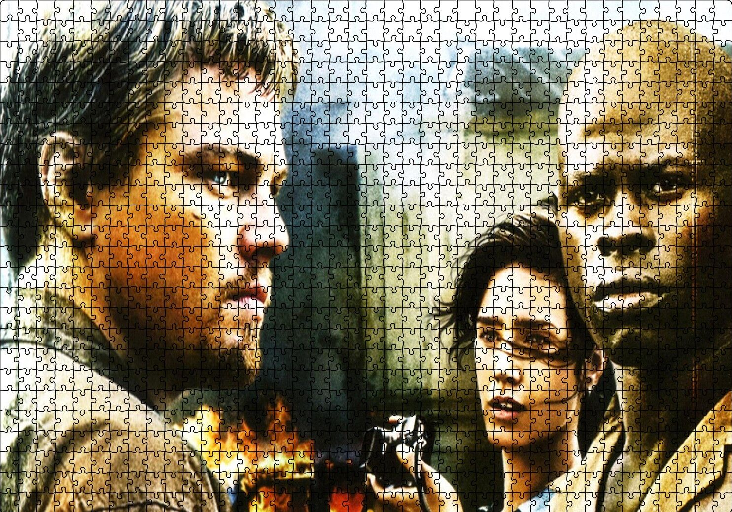 Kanlı elmas Film Afişi Puzzle Yapboz MDF Ahşap 1000 Parça 49 cm X 68 cm