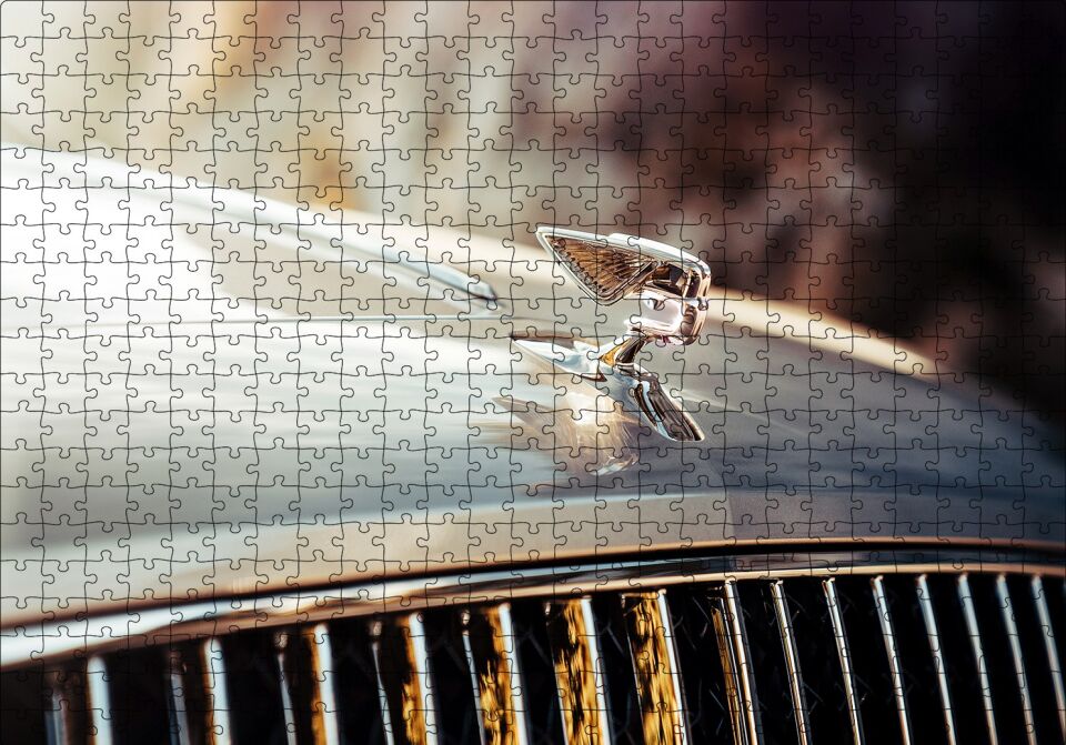 Bentley Logo 3D Puzzle Yapboz MDF Ahşap 500 Parça 49 cm X 68 cm