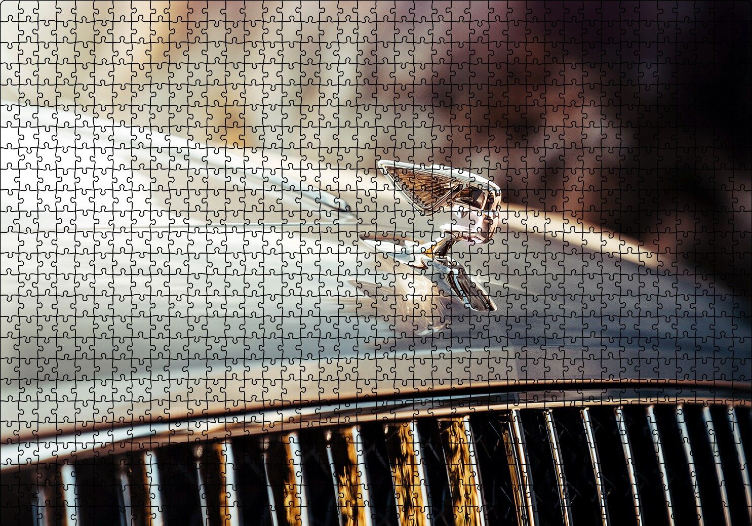 Bentley Logo 3D Puzzle Yapboz MDF Ahşap 1000 Parça 49 cm X 68 cm