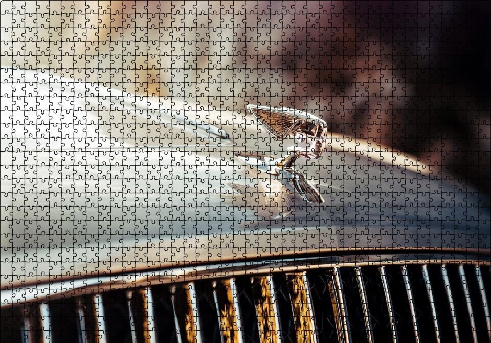 Bentley Logo 3D Puzzle Yapboz MDF Ahşap 1000 Parça 49 cm X 68 cm