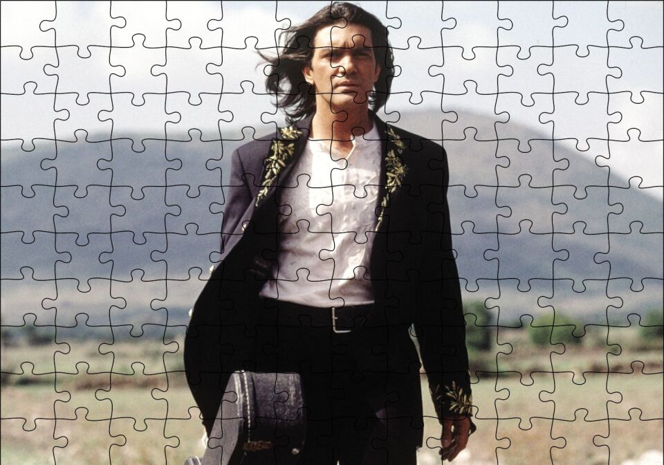 Antonio Banderas Puzzle Yapboz MDF Ahşap 120 Parça 24 cm X 34 cm