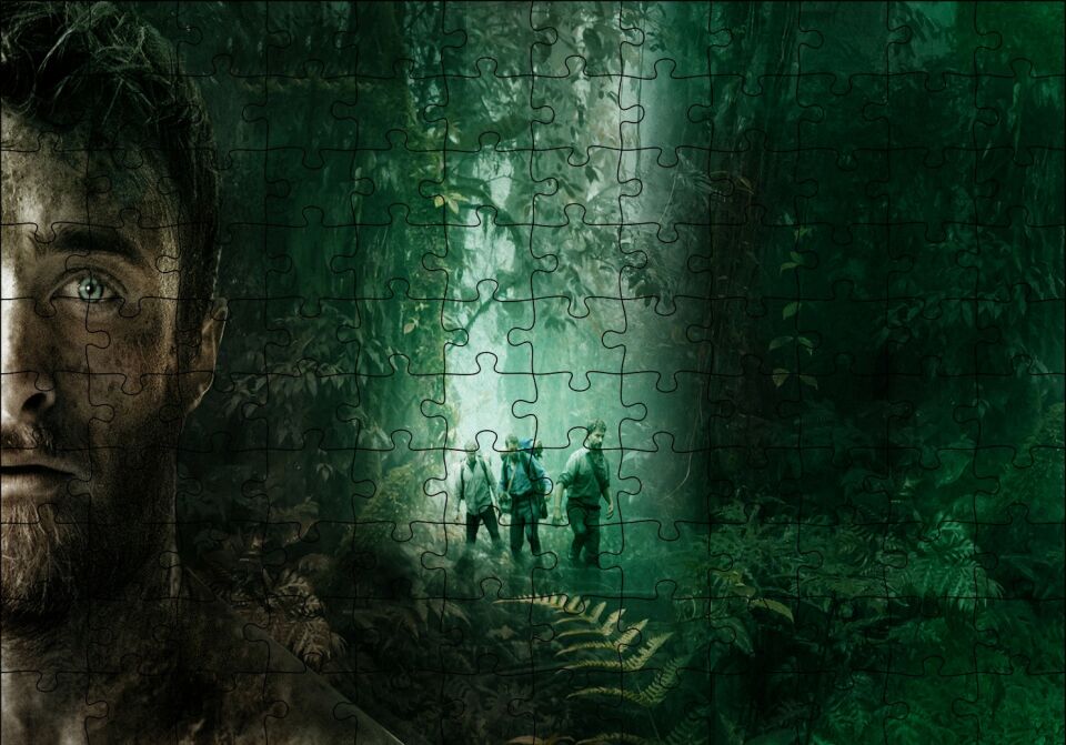 Jungle Daniel Radcliffe Puzzle Yapboz MDF Ahşap 120 Parça 24 cm X 34 cm