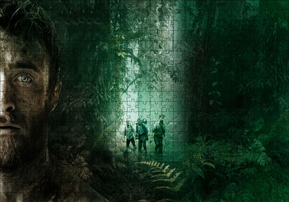 Jungle Daniel Radcliffe Puzzle Yapboz MDF Ahşap 500 Parça 49 cm X 68 cm