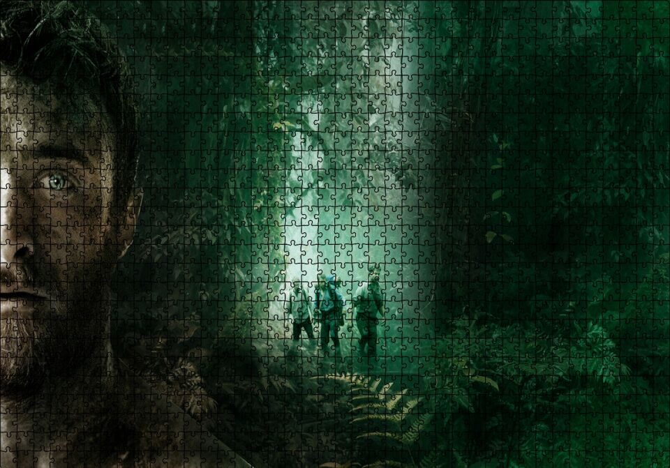 Jungle Daniel Radcliffe Puzzle Yapboz MDF Ahşap 1000 Parça 49 cm X 68 cm