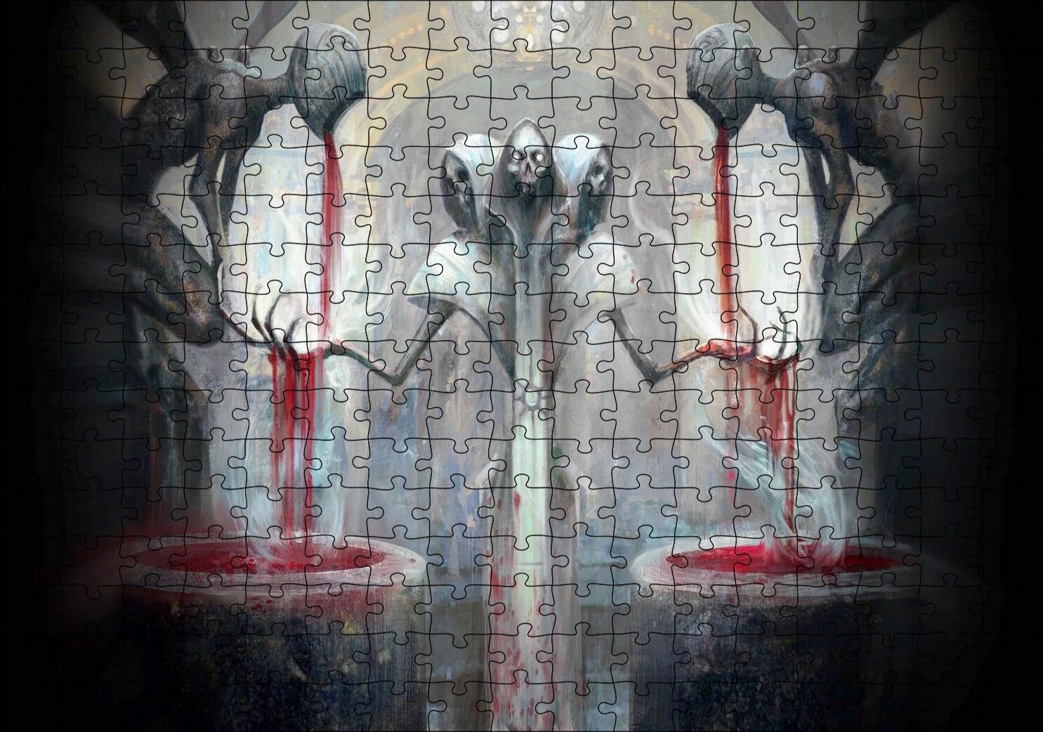 Güneş Tanrısının Kanı Derin Rüya Görseli Puzzle Yapboz MDF Ahşap 255 Parça 34 cm X 49 cm