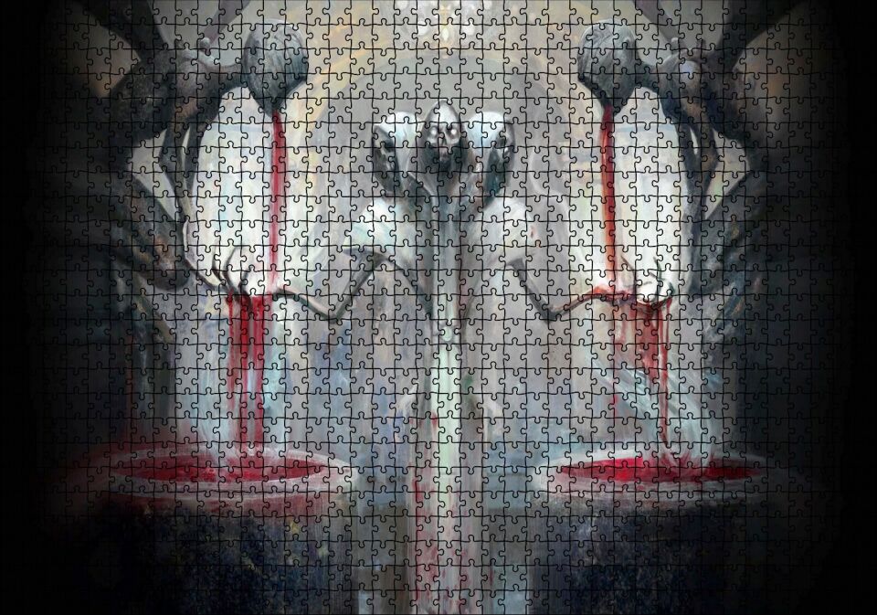 Güneş Tanrısının Kanı Derin Rüya Görseli Puzzle Yapboz MDF Ahşap 1000 Parça 49 cm X 68 cm