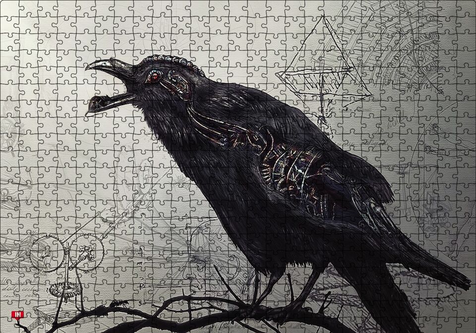 Karga Elektronik Tasarım Puzzle Yapboz MDF Ahşap 500 Parça 49 cm X 68 cm