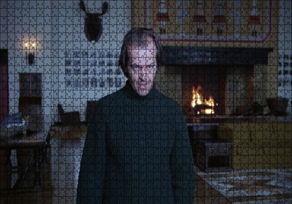 The Shining Jack Nicholson Artwork Puzzle Yapboz MDF Ahşap 1000 Parça 49 cm X 68 cm