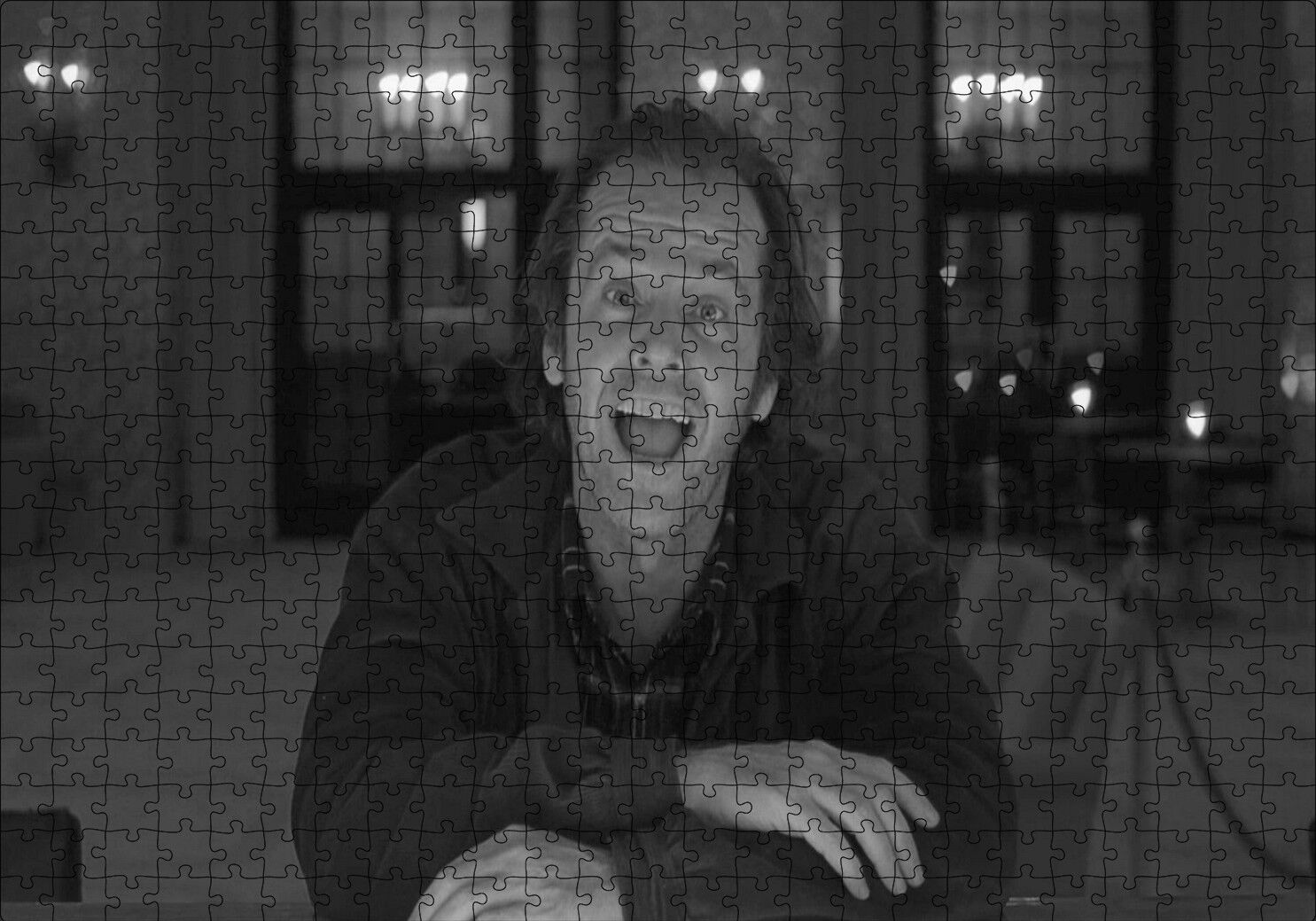 The Shining Jack Nicholson Gülüyor Puzzle Yapboz MDF Ahşap 500 Parça 49 cm X 68 cm