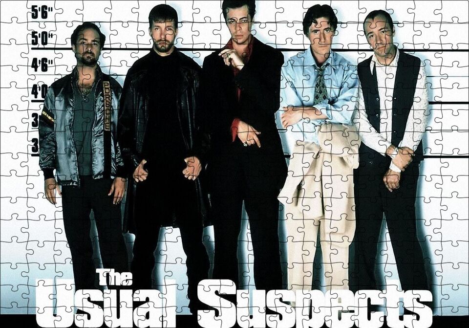 The Usual Suspects Şeytanın Hilesi Puzzle Yapboz MDF Ahşap 255 Parça 34 cm X 49 cm