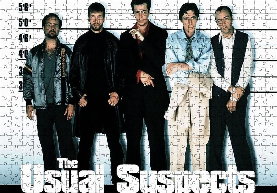 The Usual Suspects Şeytanın Hilesi Puzzle Yapboz MDF Ahşap 500 Parça 49 cm X 68 cm
