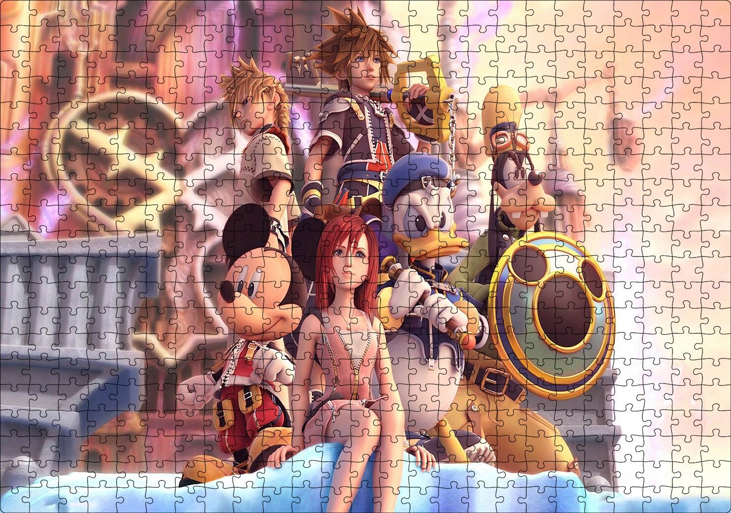 Çizgi Film Karakteri Puzzle Yapboz MDF Ahşap 500 Parça 49 cm X 68 cm