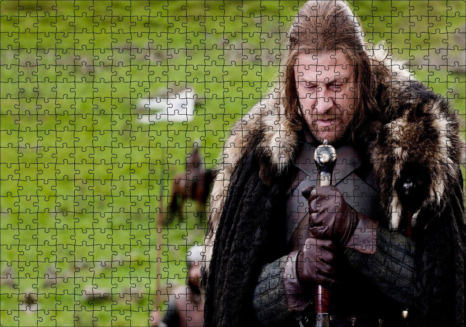 Yüzüklerin Efendisi Sean Fasulyesi Puzzle Yapboz MDF Ahşap 500 Parça 49 cm X 68 cm