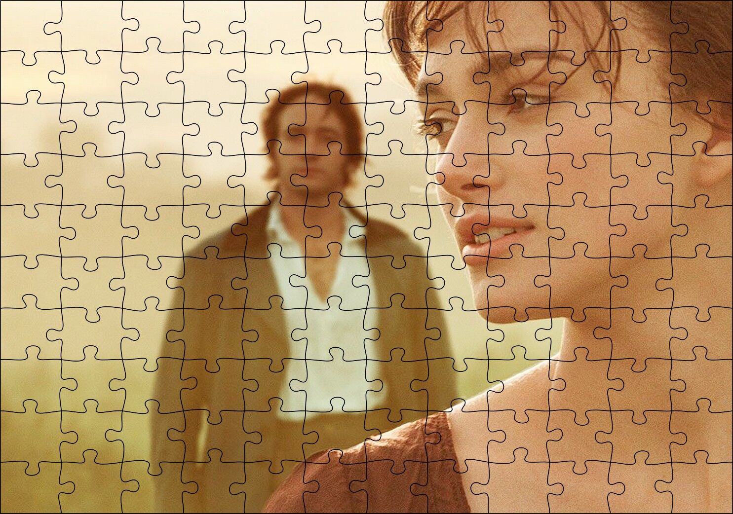 Aşk ve Guru Film Görseli Puzzle Yapboz MDF Ahşap