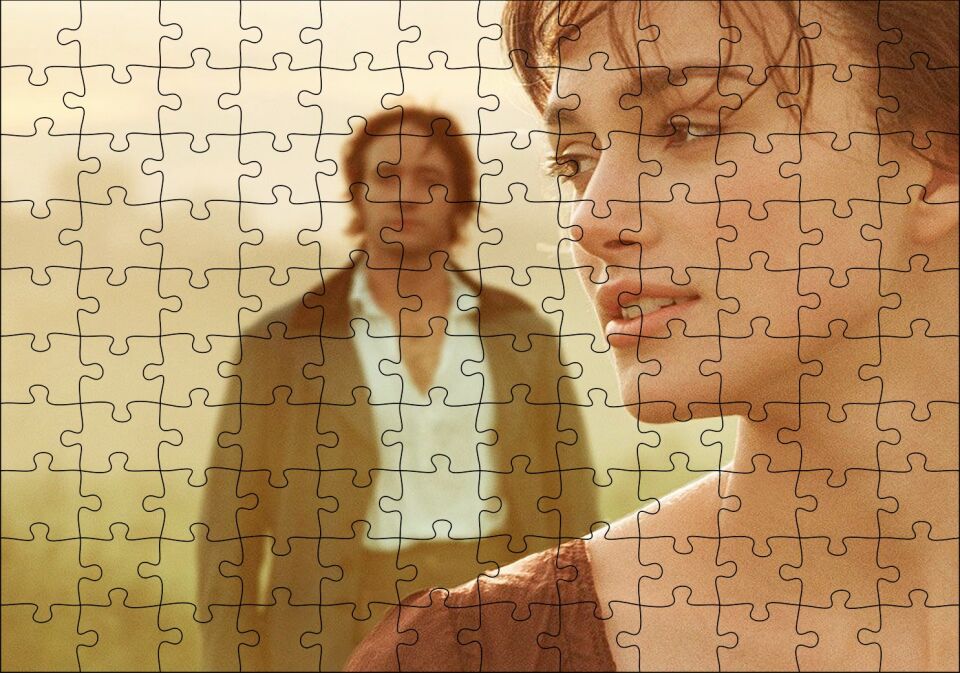 Aşk ve Guru Film Görseli Puzzle Yapboz MDF Ahşap
