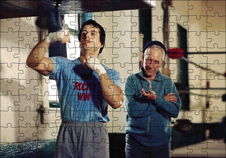 Rockey Bilboa Maç Puzzle Yapboz MDF Ahşap