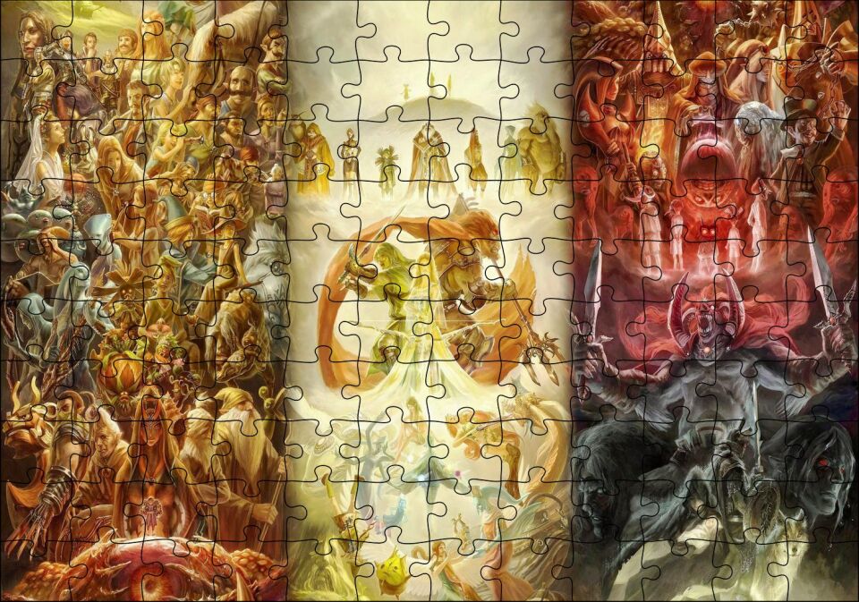 Zeldanın 25 Yıl Yönümü Görseli Puzzle Yapboz MDF Ahşap 120 Parça 24 cm X 34 cm