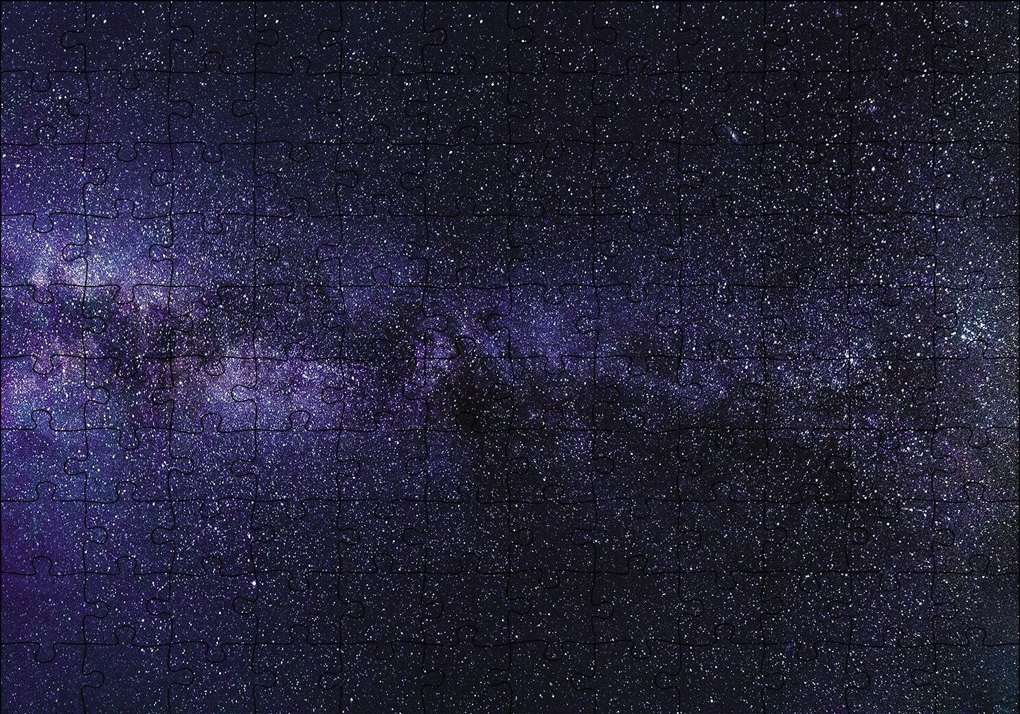 Samanyolu Puzzle Yapboz MDF Ahşap