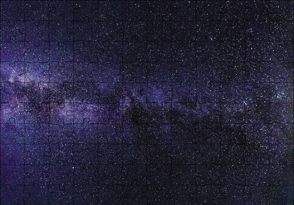 Samanyolu Puzzle Yapboz MDF Ahşap