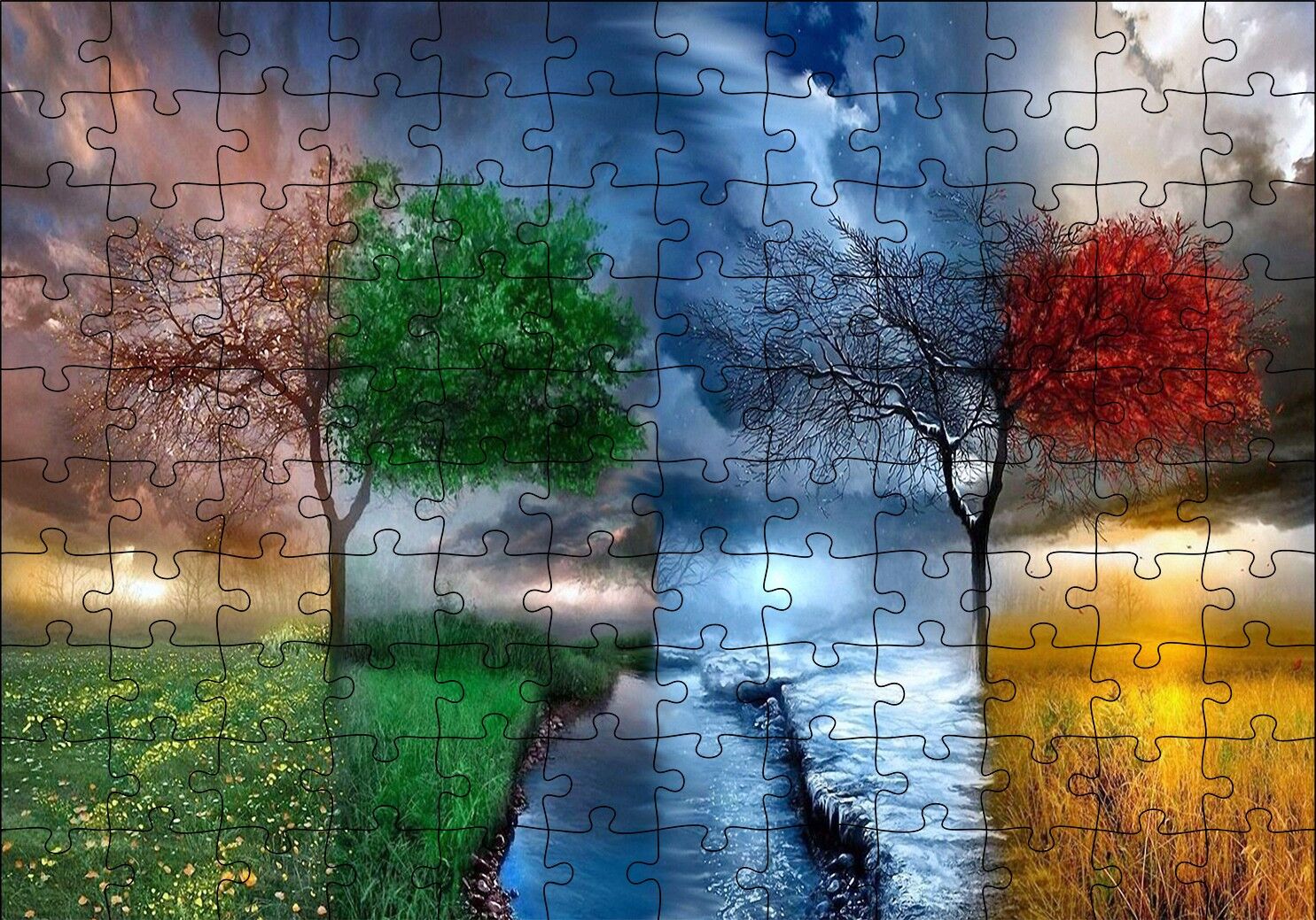 a İllüstrasyon Puzzle Yapboz MDF Ahşap 120 Parça 24 cm X 34 cm