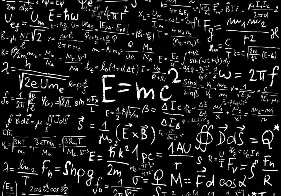 Formüller E=mc2 Puzzle Yapboz MDF Ahşap