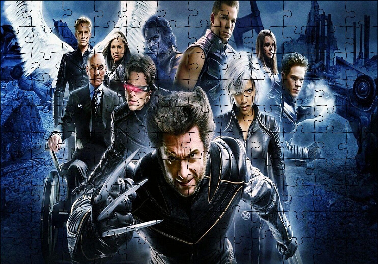 X Men Puzzle Yapboz MDF Ahşap 120 Parça 24 cm X 34 cm
