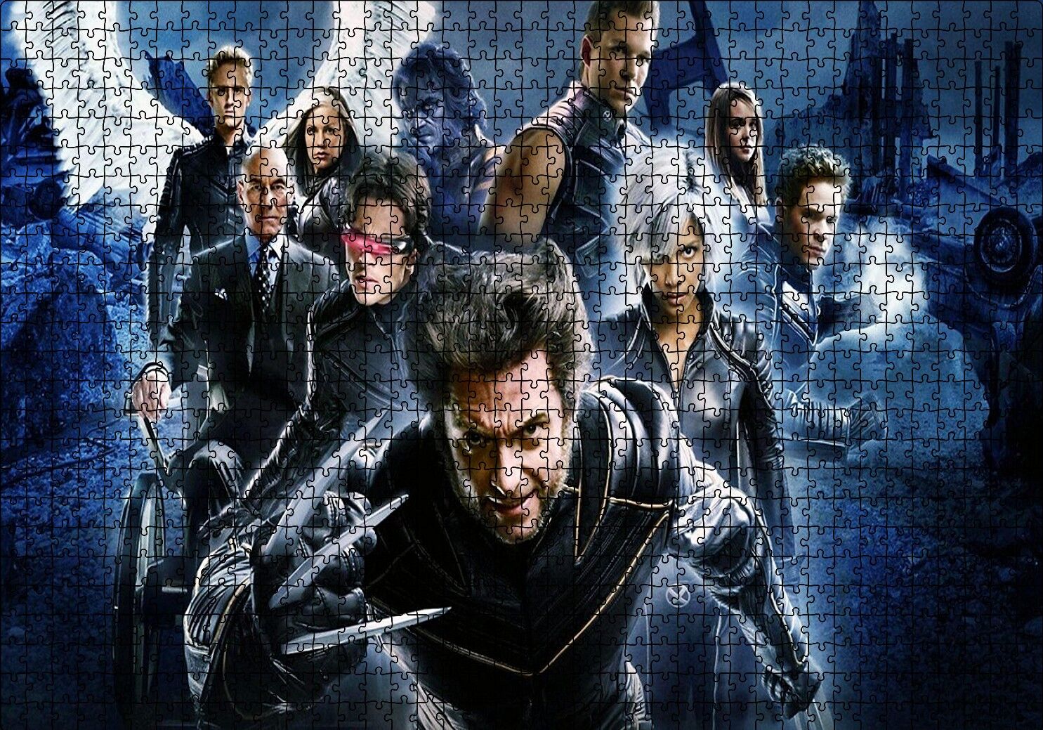 X Men Puzzle Yapboz MDF Ahşap 1000 Parça 49 cm X 68 cm