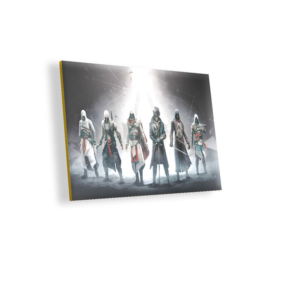Assassin Creed MDF Akşap Duvar Tablo 25x35 cm