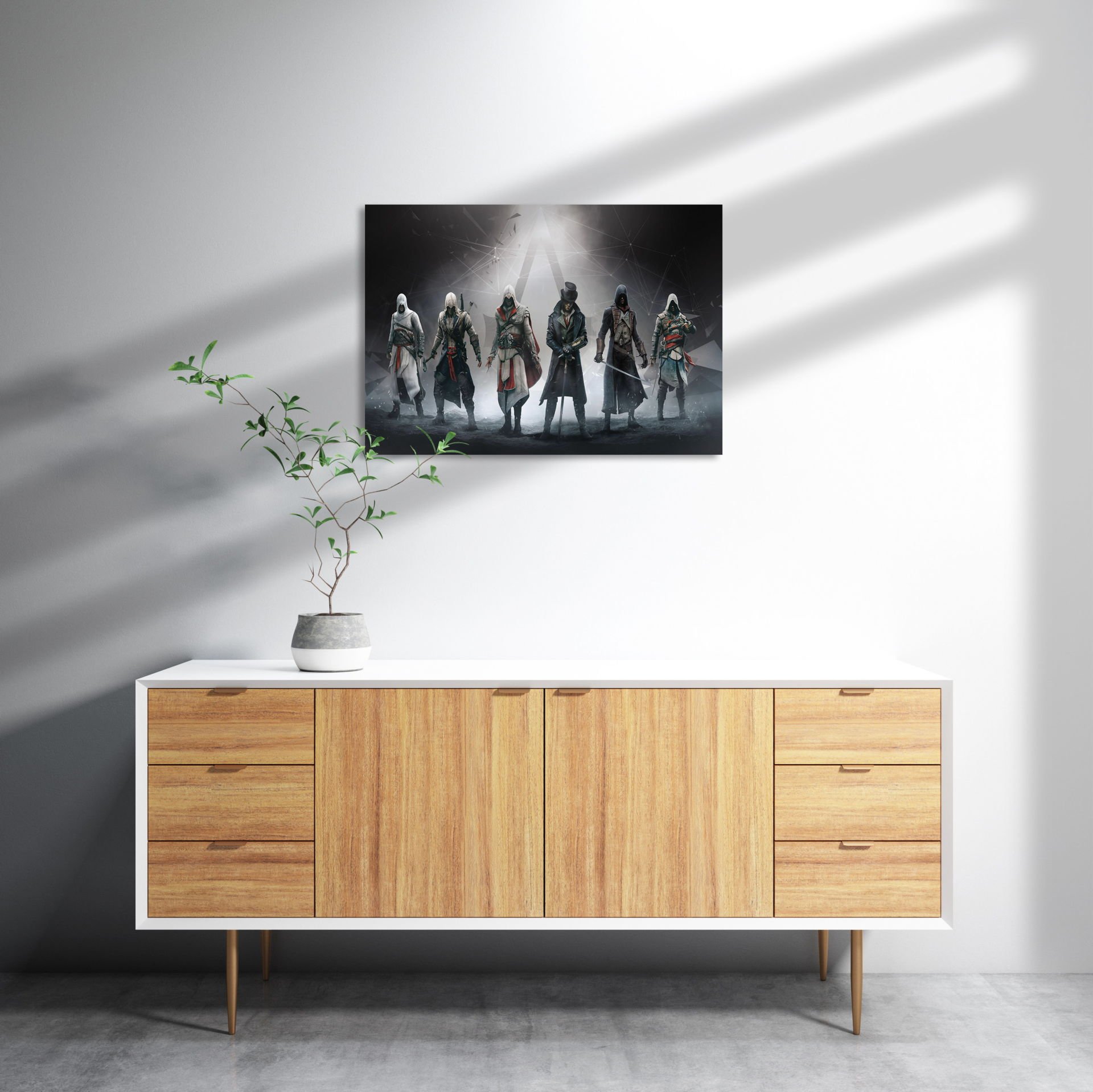 Assassin Creed MDF Akşap Duvar Tablo 50x70 cm