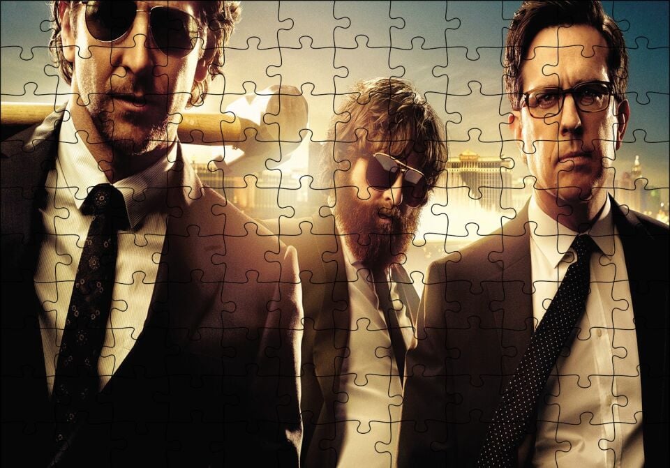 The Hangover Puzzle Yapboz MDF Ahşap