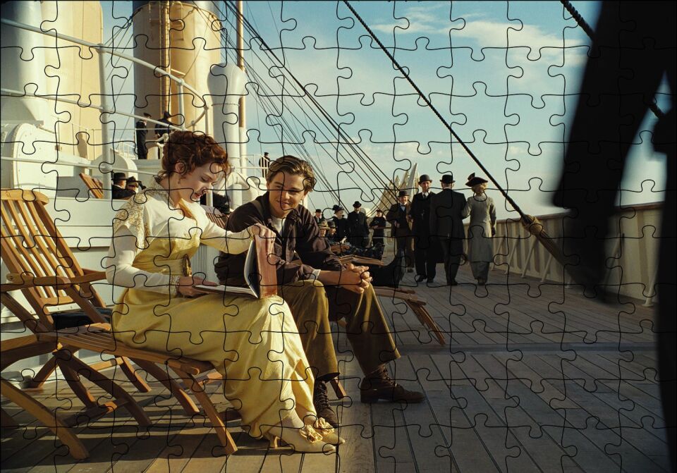 Titanic Filmi 1997 Puzzle Yapboz MDF Ahşap